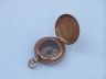 Antique Copper Ship Scouts Push Button Compass 2 - 2