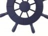 Dark Blue Decorative Ship Wheel 9 - 1