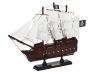Wooden Caribbean Pirate White Sails Model Pirate Ship 12 - 9