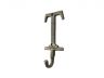 Rustic Gold Cast Iron Letter T Alphabet Wall Hook 6 - 1
