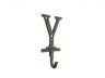 Rustic Gold Cast Iron Letter Y Alphabet Wall Hook 6 - 2