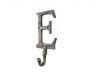 Rustic Gold Cast Iron Letter E Alphabet Wall Hook 6 - 2