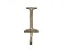 Rustic Gold Cast Iron Letter I Alphabet Wall Hook 6 - 1