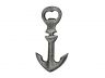 Rustic Silver Cast Iron Anchor Bottle Opener 5 - 1
