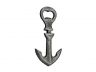 Rustic Silver Cast Iron Anchor Bottle Opener 5 - 3