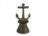 Rustic Gold Cast Iron Anchor Hand Bell 5 - 3