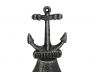 Rustic Silver Cast Iron Anchor Hand Bell 5 - 1
