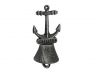 Rustic Silver Cast Iron Anchor Hand Bell 5 - 2