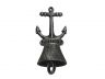 Rustic Silver Cast Iron Anchor Hand Bell 5 - 3
