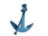 Rustic Light Blue Whitewashed Cast Iron Anchor Paperweight 5 - 3