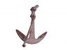 Rustic Red Whitewashed Deluxe Cast Iron Anchor Paperweight 5 - 1