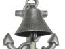 Rustic Silver Cast Iron Wall Mounted Anchor Bell 8 - 2