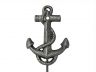 Rustic Silver Cast Iron Anchor Hook 7 - 4