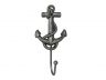 Rustic Silver Cast Iron Anchor Hook 7 - 1