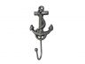 Rustic Silver Cast Iron Anchor Hook 7 - 3