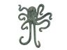 Antique Bronze Cast Iron Decorative Wall Mounted Octopus Hooks 6 - 2