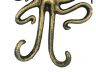 Antique Gold Cast Iron Decorative Wall Mounted Octopus Hooks 6 - 4