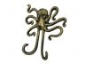 Antique Gold Cast Iron Decorative Wall Mounted Octopus Hooks 6 - 2