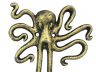 Antique Gold Cast Iron Decorative Wall Mounted Octopus Hooks 6 - 1