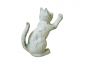 Whitewashed Cast Iron Cat Door Stopper 5 - 3