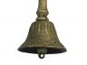 Rustic Gold Cast Iron Hand Bell 7 - 2