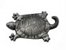 Rustic Silver Cast Iron Turtle Hook 6 - 2