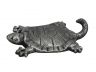 Rustic Silver Cast Iron Turtle Hook 6 - 4