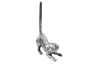 Rustic Silver Cast Iron Cat Extra Toilet Paper Stand 10 - 5