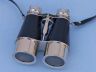 Admirals Chrome Binoculars with Leather Case 6 - 7