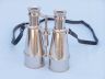 Captains Chrome Binoculars with Leather Case 6 - 6