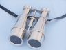 Captains Chrome Binoculars with Leather Case 6 - 4