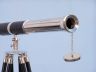Admirals Floor Standing Chrome with Leather Telescope 60 - 2