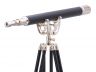 Floor Standing Chrome-Leather Anchormaster Telescope 65 - 4