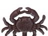 Rustic Red Cast Iron Wall Mounted Crab Hook 5 - 4