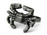 Antique Silver Cast Iron Crab Napkin Ring 2.5 - set of 2 - 1
