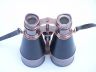 Admirals Antique Copper Binoculars With Leather Case 6 - 2