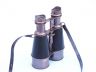 Admirals Antique Copper Binoculars With Leather Case 6 - 9