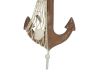 Wooden Rustic Decorative Anchor Christmas Tree Ornament - 1
