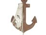 Wooden Rustic Decorative Anchor with Hook 7 - 3
