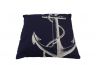 Blue and White Anchor Decorative Throw Pillow 14 - 5