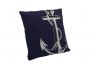 Blue and White Anchor Decorative Throw Pillow 14 - 4