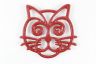 Rustic Red Cast Iron Cat Trivet 7 - 1