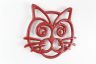 Rustic Red Cast Iron Cat Trivet 7 - 2