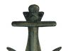 Antique Bronze Cast Iron Decorative Anchor Door Knocker 6 - 3