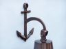 Antique Copper Hanging Anchor Bell 12 - 3