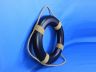 Blue Painted Decorative Life Ring with Rope Bands 20 - 6