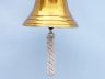 Brass Plated Hanging Ship Wheel Bell 8 - 2