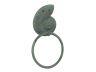 Antique Bronze Cast Iron Sea Snail Towel Holder 8.5 - 4