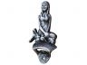 Antique Silver Cast Iron Wall Mounted Mermaid Bottle Opener 6 - 2