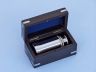 Deluxe Class Scouts Chrome Spyglass Telescope 7 with Black Rosewood Box - 3